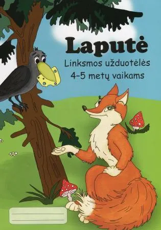 Laputė. Linksmos užduotėlės 4-5 metų vaikams