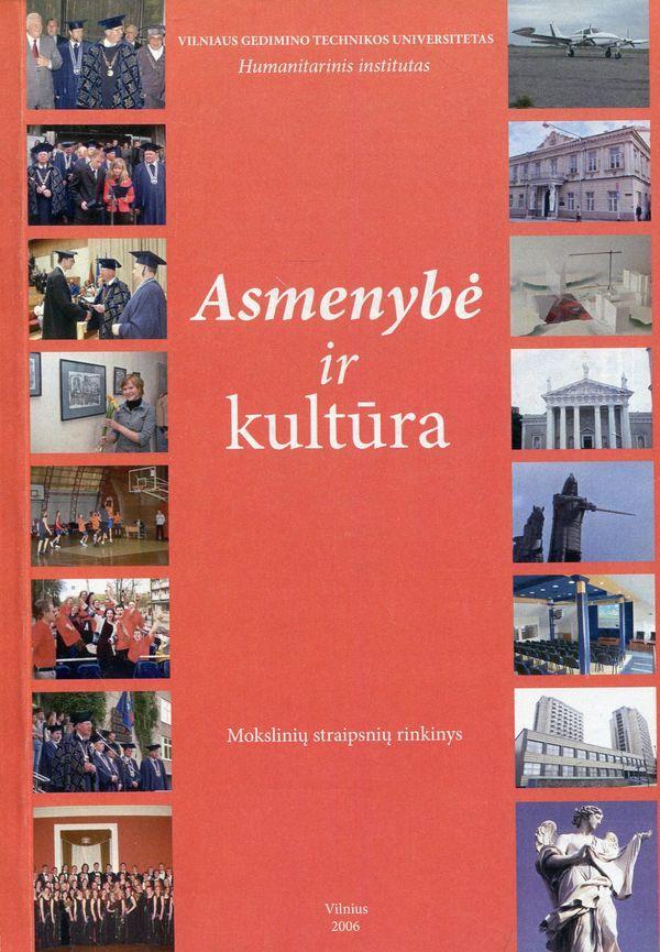 Asmenybė ir kultūra. Mokslinių straipsnių rinkinys