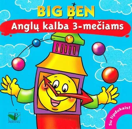 Big Ben. Anglų kalba 3-mečiams