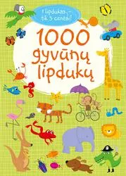 1000 gyvūnų lipdukų