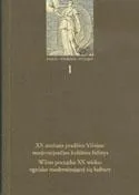 Dailės istorijos studijos 1. XX a. pradžios Vilnius: modernėjančios kultūros židinys
