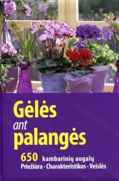Gėlės ant palangės: 650 kambarinių augalų. Priežiūra. Charakteristikos. Veislės