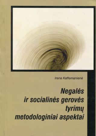 Negalės ir socialinės gerovės tyrimų metodologiniai aspektai