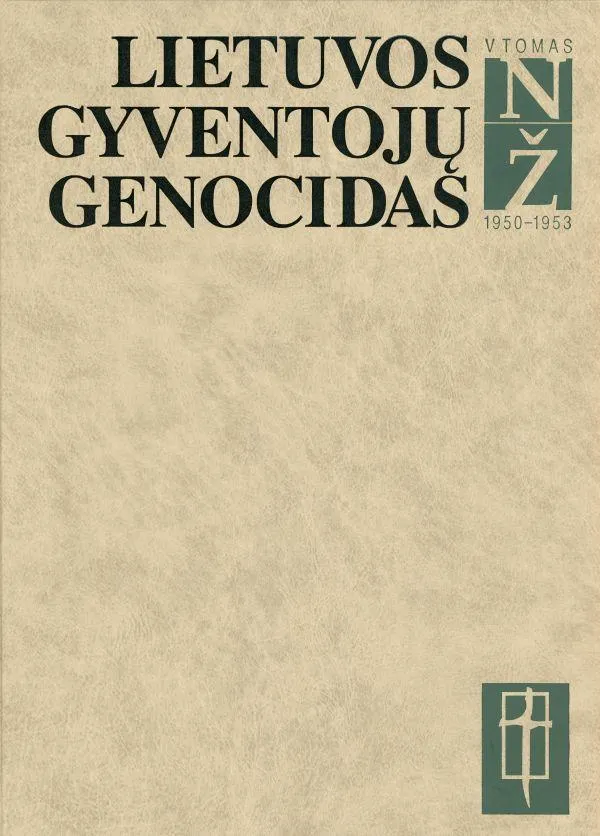 Lietuvos gyventojų genocidas, 1950-1953 (N-Ž), V tomas, antra knyga