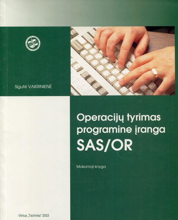 Operacijų tyrimas programine įranga SAS/OR