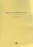 Simas Karaliūnas: bibliografijos rodyklė
