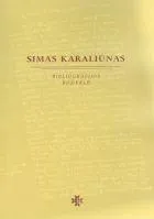 Simas Karaliūnas: bibliografijos rodyklė