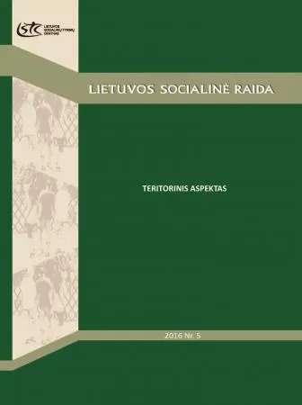 Teritorinis aspektas. Lietuvos socialinė raida Nr. 5