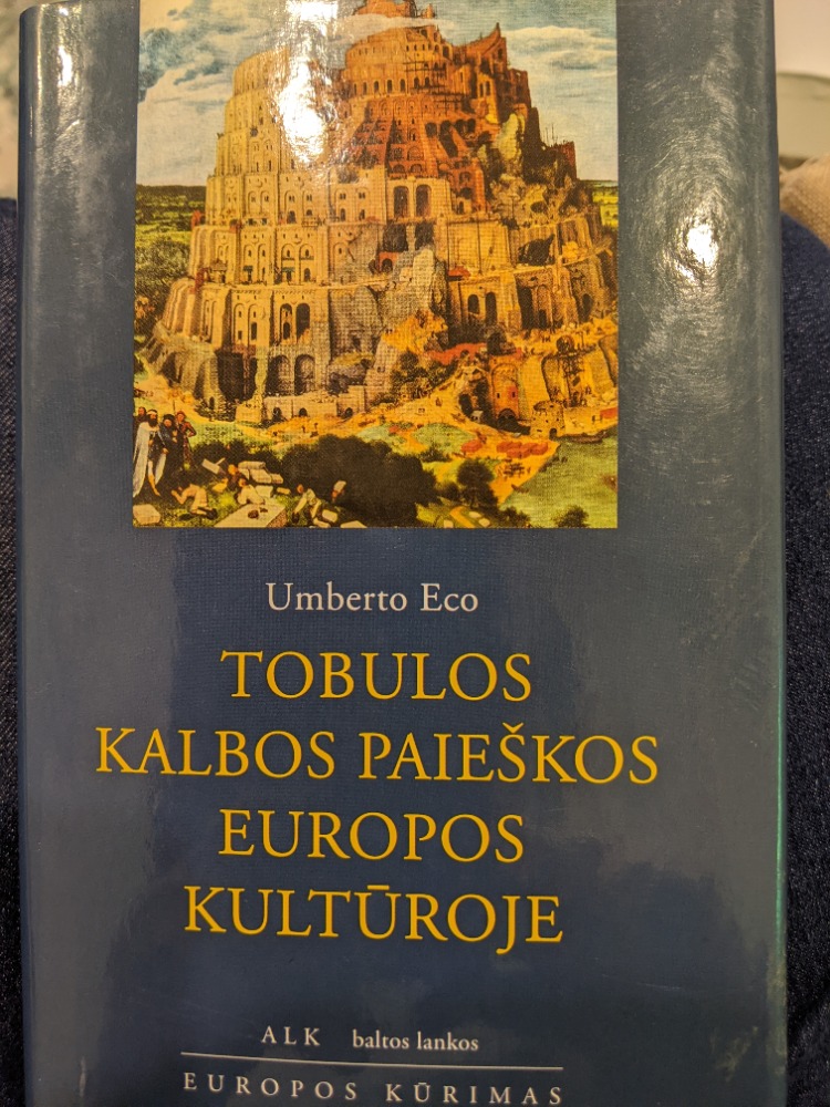 Tobulos kalbos paieškos Europos kultūroje