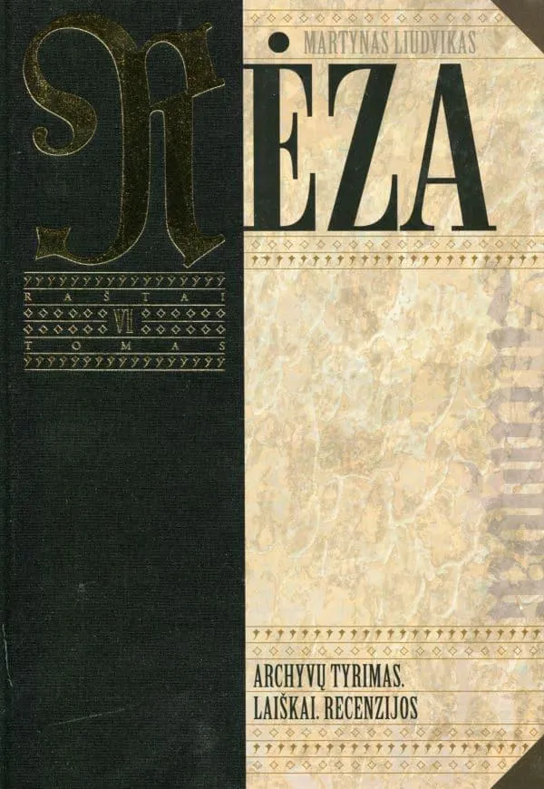 Martynas Liudvikas Rėza. Raštai T. 6