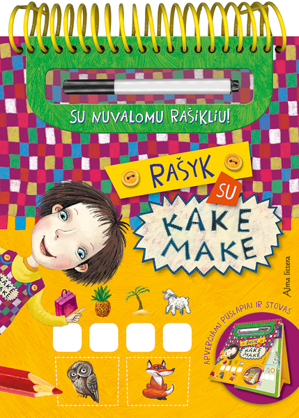 Rašyk su Kake Make. Raidės