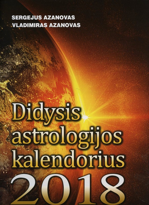 Didysis astrologijos kalendorius 2018
