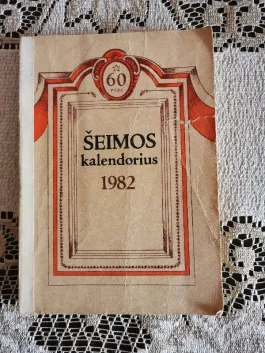 seimos kalendorius 1982