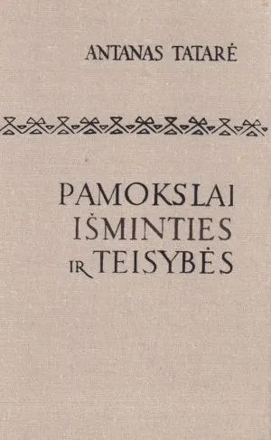 Pamokslai išminties ir teisybės