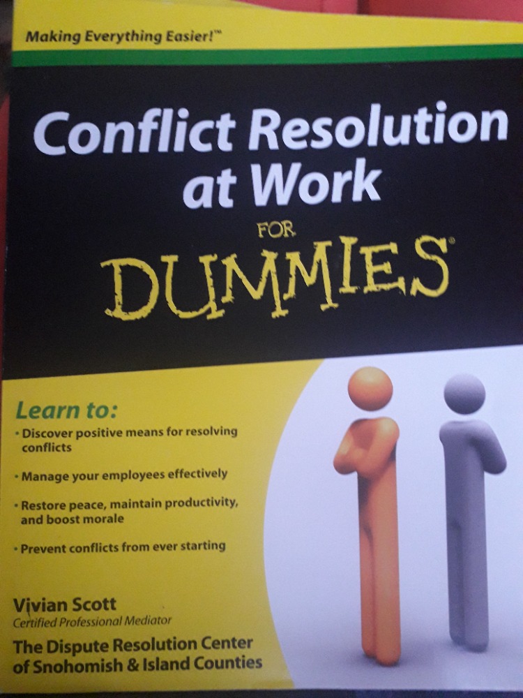 Conflict resolution at work for Dummies