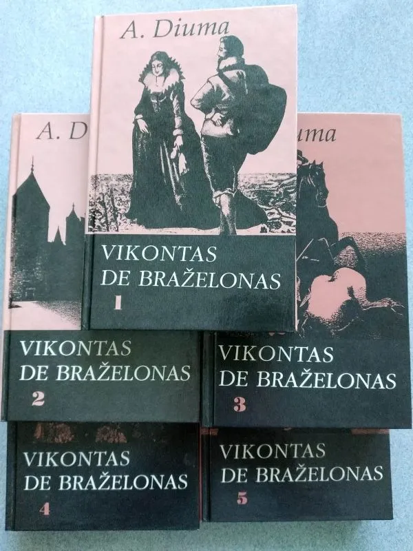 Vikontas De Braželonas  1-5 tomai