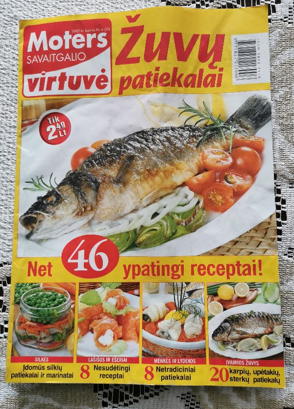Moters savaitgalio virtuvė- žuvų patiekalai