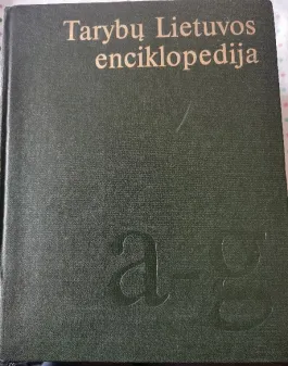 Tarybu Lietuvos enciklopedija A-G