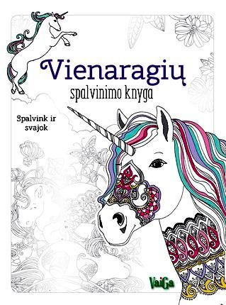 "Vienaragių spalvinimo knyga"