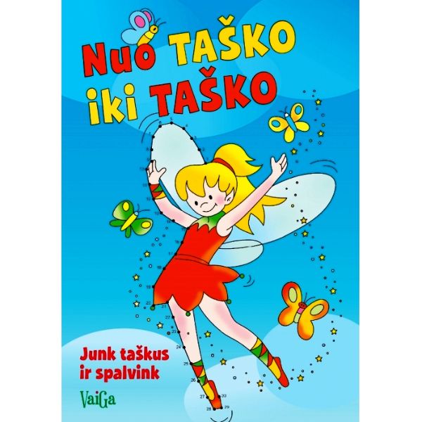 "Nuo taško iki taško. Junk taškus ir spalvink. Fėja"