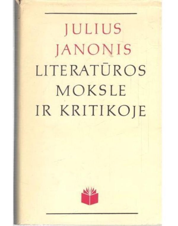 Julius Janonis literatūros moksle ir kritikoje