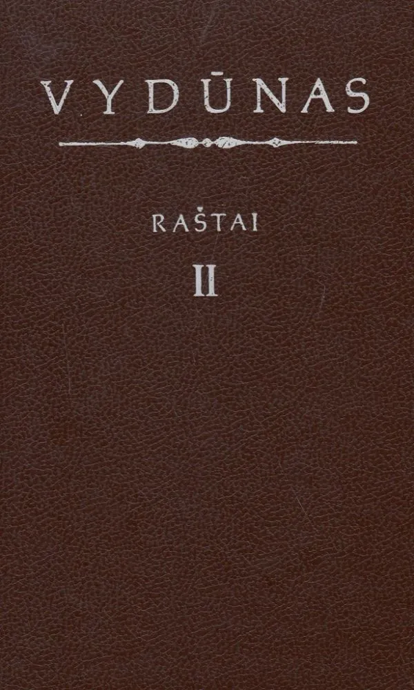 Vydūnas. Raštai II tomas