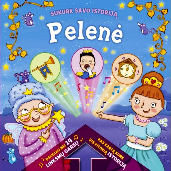 Knyga “Sukurk savo istoriją. Pelenė” (daugiau kaip 14 garsų)