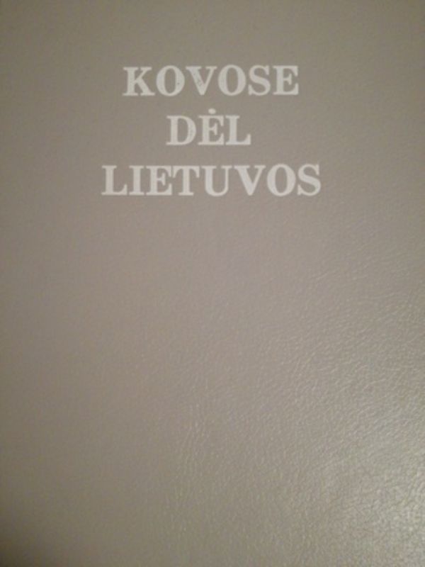 Kovose dėl Lietuvos. II tomas