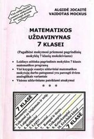 Matematikos uždavinynas 7 klasei