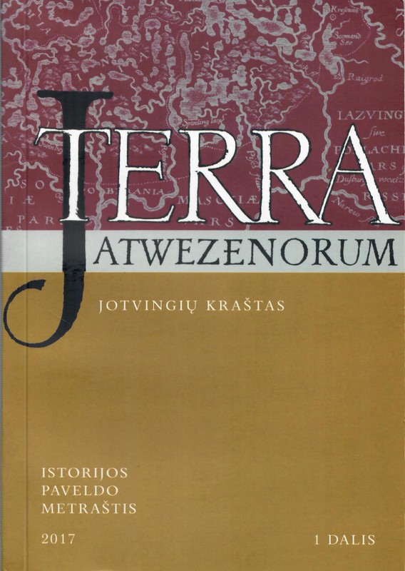 Jotvingių kraštas. Istorijos paveldo metraštis. 1 dalis