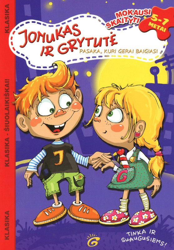 Jonukas ir Grytutė. Mokausi skaityti