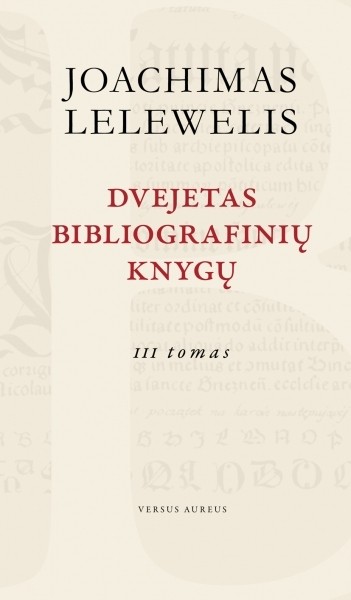 Dvejetas bibliografinių knygų. III tomas