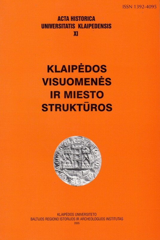 Klaipėdos visuomenės ir miesto struktūros