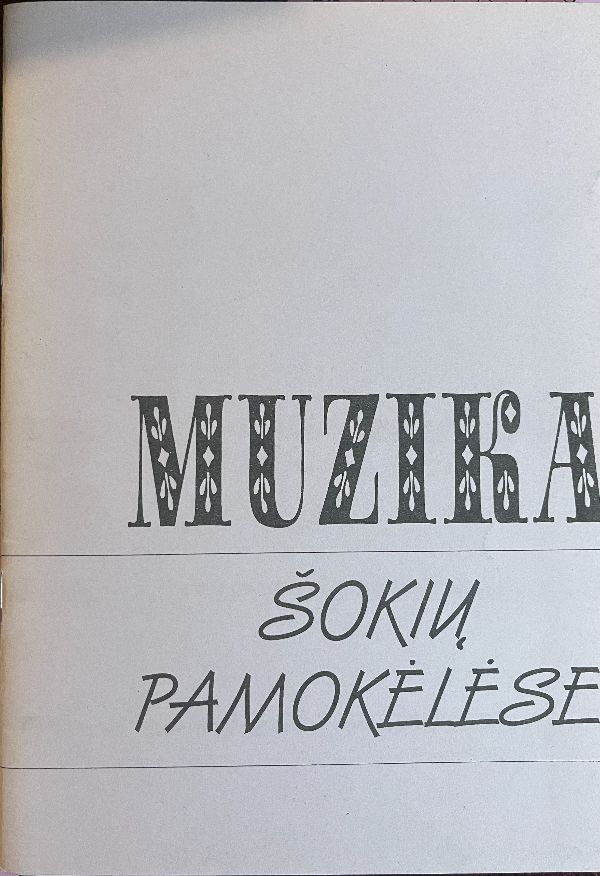 Muzika šokių pamokėlėse