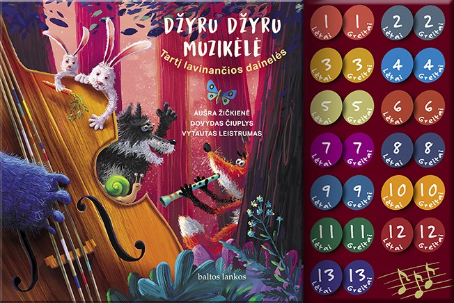 Džyru džyru muzikėlė. Tartį lavinančios dainelės