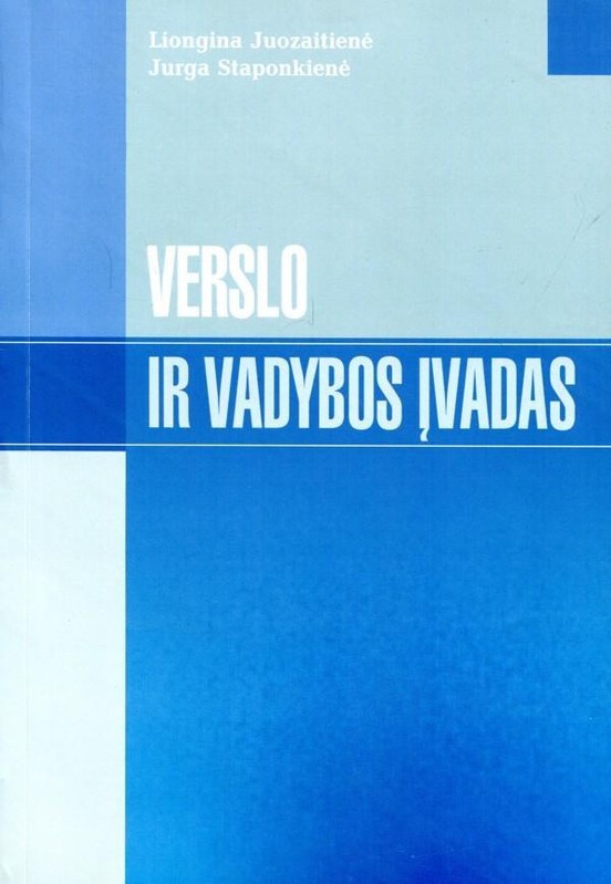 Verslo ir vadybos įvadas