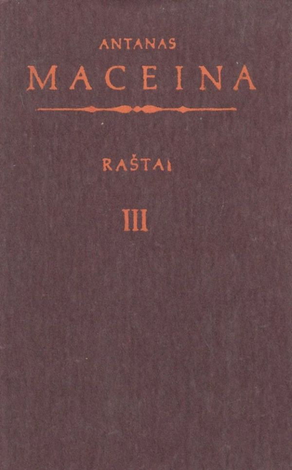 Raštai III tomas