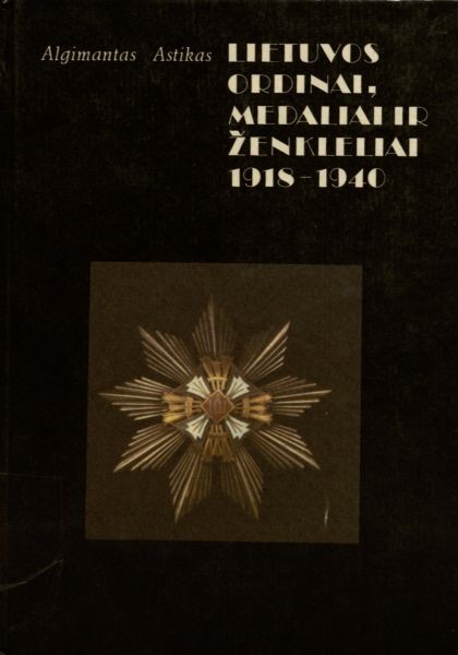 Lietuvos ordinai, medaliai ir ženkleliai 1918–1940