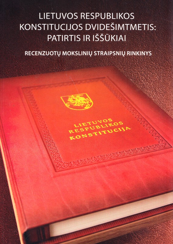 Lietuvos Respublikos konstitucijos dvidešimtmetis