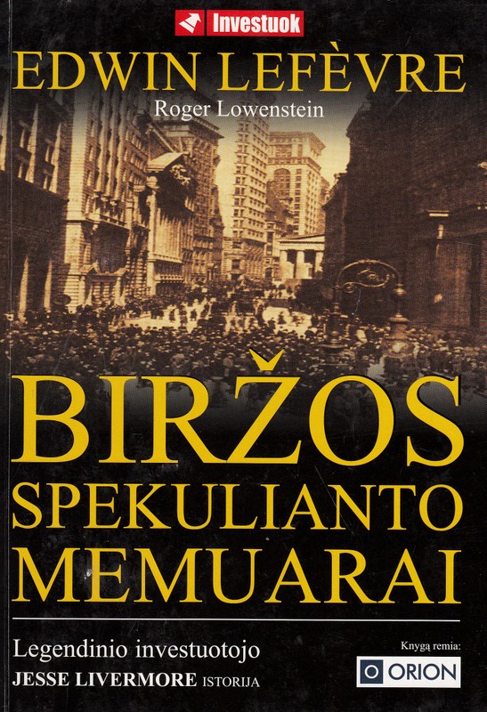 Biržos spekulianto memuarai (minkšti viršeliai)