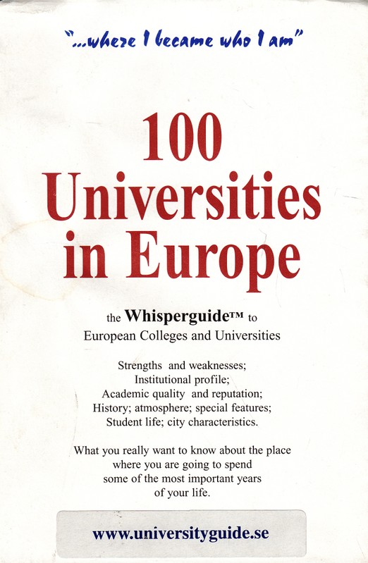 100 Universities in Europe