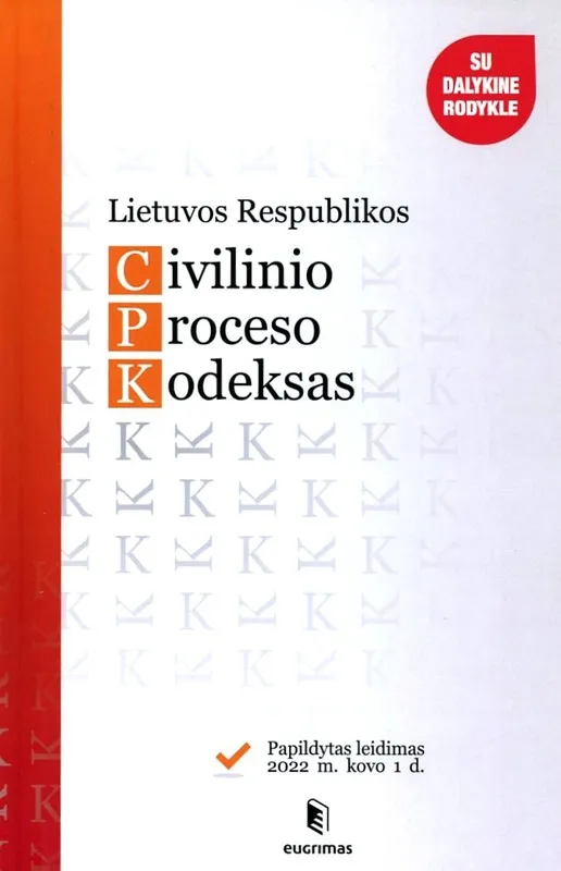 Lietuvos Respublikos civilinio proceso kodeksas