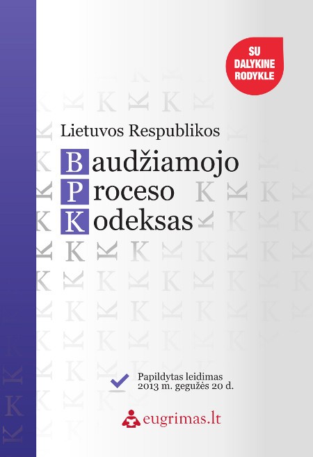 Lietuvos Respublikos baudžiamojo proceso kodeksas