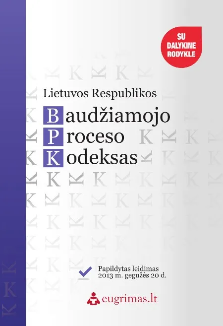 Lietuvos Respublikos baudžiamojo proceso kodeksas