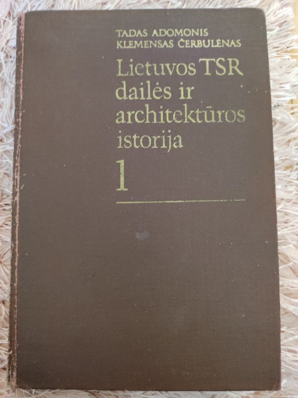 Lietuvos TSR dailės ir architektūros istorija, 1 dalis