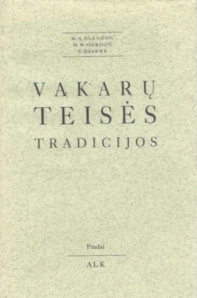 Vakarų teisės tradicijos