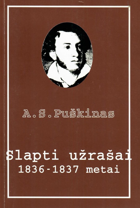A. S. Puškinas. Slapti užrašai, 1836-1837 metai
