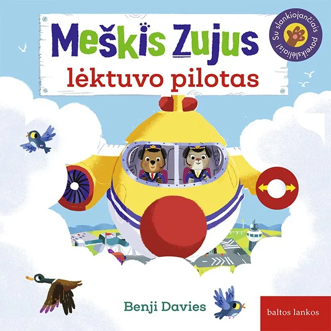 Meškis Zujus lėktuvo pilotas. Su slankiojančiais paveikslėliais!