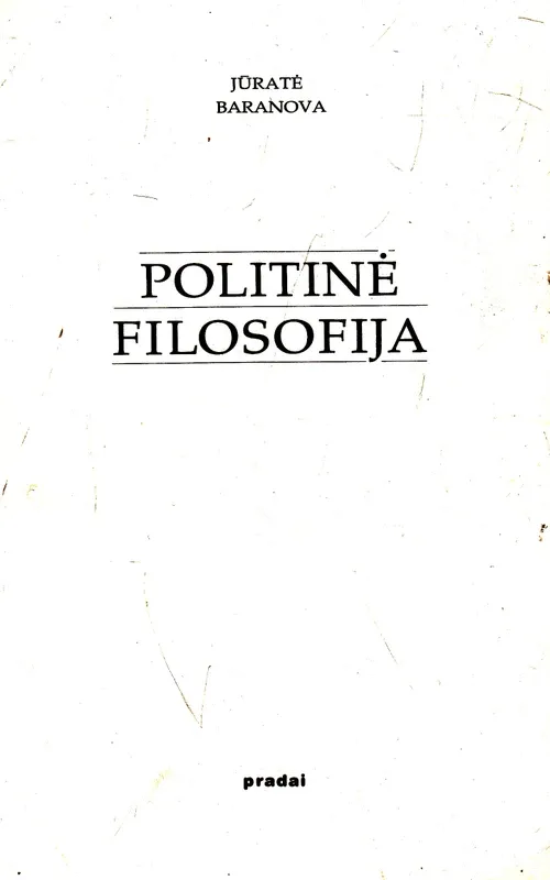 Politinė filosofija