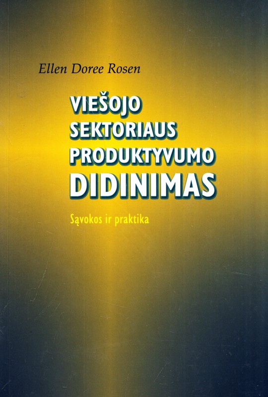 Viešojo sektoriaus produktyvumo didinimas